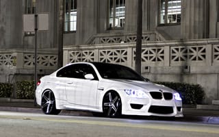 Картинка bmw, e92, m3, машины, белые, бмв, м3, купе