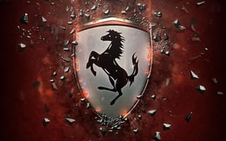 Картинка ferrari, машины, логотипы, авто, феррари, лошадь, эмблемы