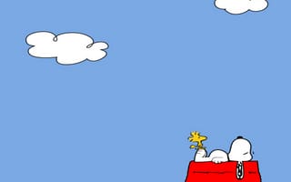 Картинка animacion, dormir, snoopi, собаки