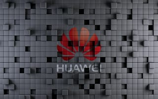 Картинка 3d, huawei, mate7, логотипы, 3д, серые, хуавей, кубы
