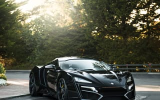 Картинка lykan hypersport, черные, суперкары, гиперкар