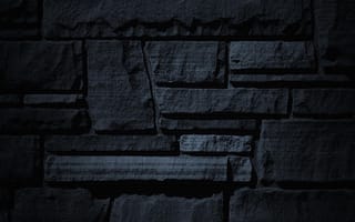 Картинка 2160x1920, black wall, черные, стена