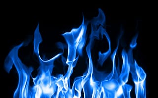 Картинка blue fire, синие, огонь