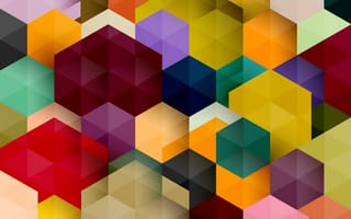 Картинка colorful geometric, geometric abstract, абстрактные, красочные, геометрические