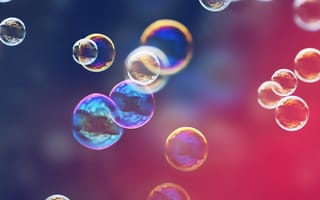 Картинка ios 7, абстрактные, прекрасные, красочные, пузыри