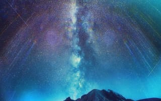 Картинка природа, космос, горы