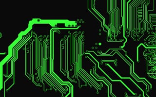Картинка glow circuit, абстрактные, светящиеся, компьютер, микросхема, доска