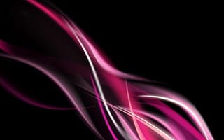Картинка purple flames, абстрактные, черные, фиолетовые, огни, линии, огонь, изгибы