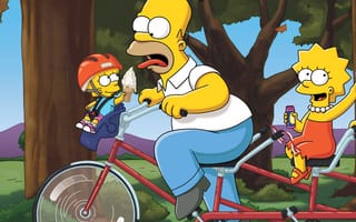 Картинка 20th century fox, usa, желтые, америка, сша, лиса, симпсоны, гомер, лиза