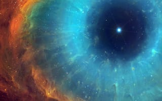 Картинка galaxy, eye of the cosmos, галактика, космос, звезда, глаза