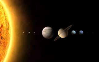 Картинка planetas, sistema solar, солнечный