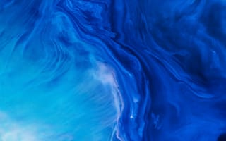 Картинка galaxy, honor 20, синие, галактика, дым, честь