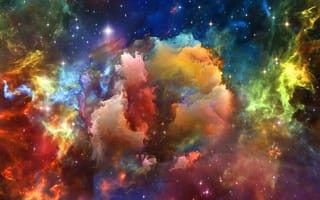 Картинка landscpe, love, galaxy, любовь, абстрактные, природа, галактика, вид