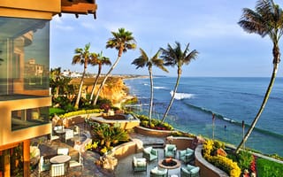 Картинка beauty view, природа, пейзаж, пляж, красота, вид, дом