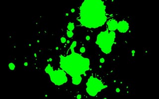 Картинка spots, черные, зеленые