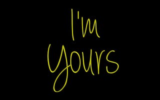 Картинка love, im yours, любовь, черные, золотые