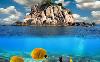 Картинка пейзаж, вода