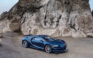 Картинка bugatti, синие, суперкары, франция, бугатти