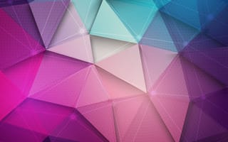 Картинка 3d, абстрактные, 3д, треугольник, многоугольник