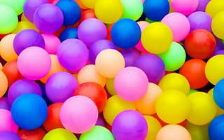 Картинка colorful balloons, красочные, цветные, мяч, радуга, шары
