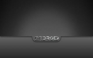Картинка 3d, android, черные, дизайн, андроид, 3д, минимализм, карбон