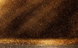 Картинка led, golden rain, дизайн, космос, звезда, золотые, дождь, сверкающие, сияние