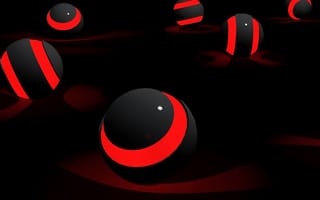 Картинка 3d, spherical, абстрактные, 3д, мяч, круги, сфера