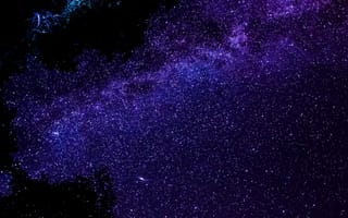 Картинка небо, ночь, космос, звезды, путь, млечный