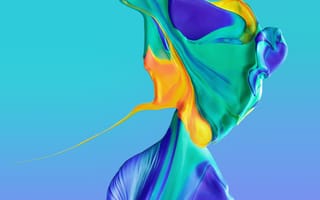 Картинка huawei, p30, цветные, хуавей