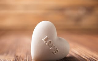 Картинка love heart, white stone, любовь, сердце, белые, камни