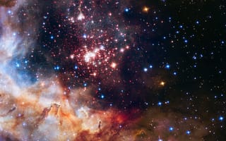Картинка galaxy, celestial fireworks, галактика, космос, звезда, фейерверк