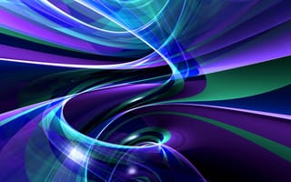 Картинка 3d, wild blue, абстрактные, синие, 3д, дикие