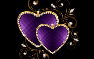 Картинка love, luxury, luxury hearts, любовь, сердце, валентинка, роскошные, бриллиант, блестящий