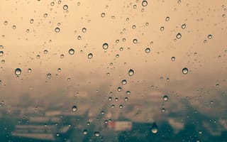 Картинка rainy afternoon, город, дождь, капли, бразилия, размытые