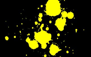 Картинка spots, черные, желтые