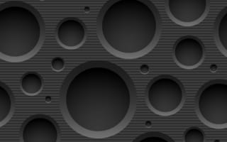 Картинка aluminium, holes, абстрактные, черные, дизайн