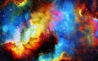 Картинка galaxy, абстрактные, галактика, космос, звезды