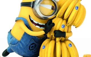 Картинка banana minion, миньоны, банан