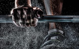 Картинка crossfit, sweat, training, спорт, металл, рука, спортзал, тренировка