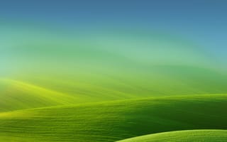 Картинка art, синие, арт, небо, зеленые, трава