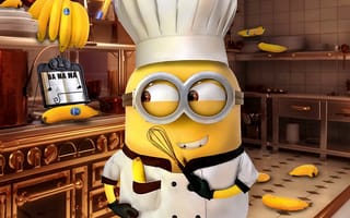 Картинка chef, cook, милые, забавные, миньоны