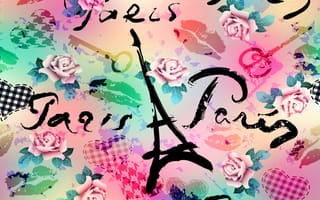 Картинка art, from paris, абстрактные, арт, шаблон, париж, от