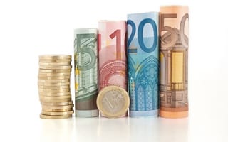 Обои Обои, банкнота, geld, купюры, макро, евро, валюта, банкноты, купюра, монета, деньги, money, монеты, coin, euro, argent