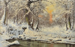 Картинка венгрия, laszlo neogrady, зима, лед, пейзаж