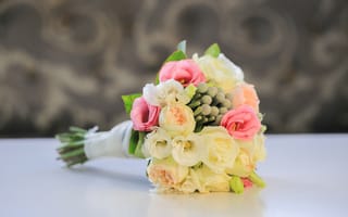 Обои wedding, roses, букет, розы, bouquet, flowers, свадьба, цветы
