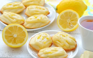 Картинка печенье, лимон
