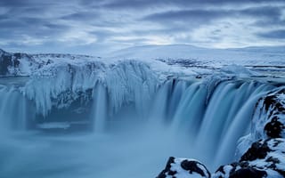 Картинка водопад, исландия