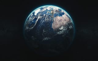 Картинка космос, планета земля