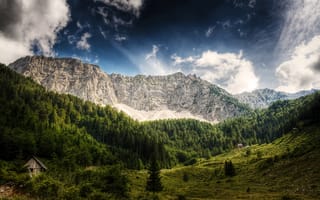Картинка landscape, carinthia, austria, forest, mountains