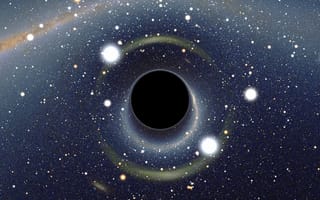 Картинка звёзды, дырка, чёрная дыра, космос